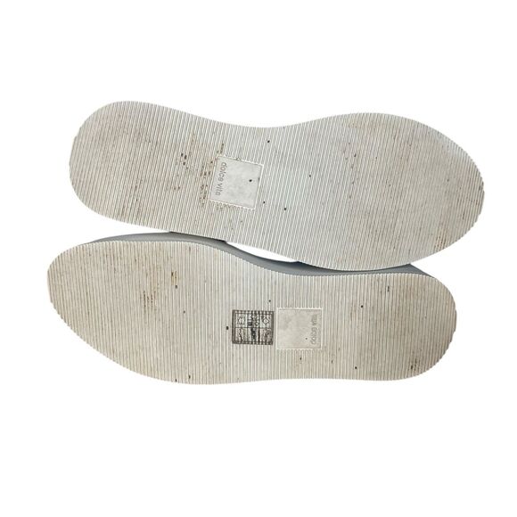 Dolce Vita Boots Size 7.5 Arlete Wedge Gray Leather Suede Chelsea Ankle Booties - Picture 9 of 10